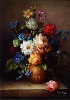 unknow artist Floral, beautiful classical still life of flowers.087 France oil painting art